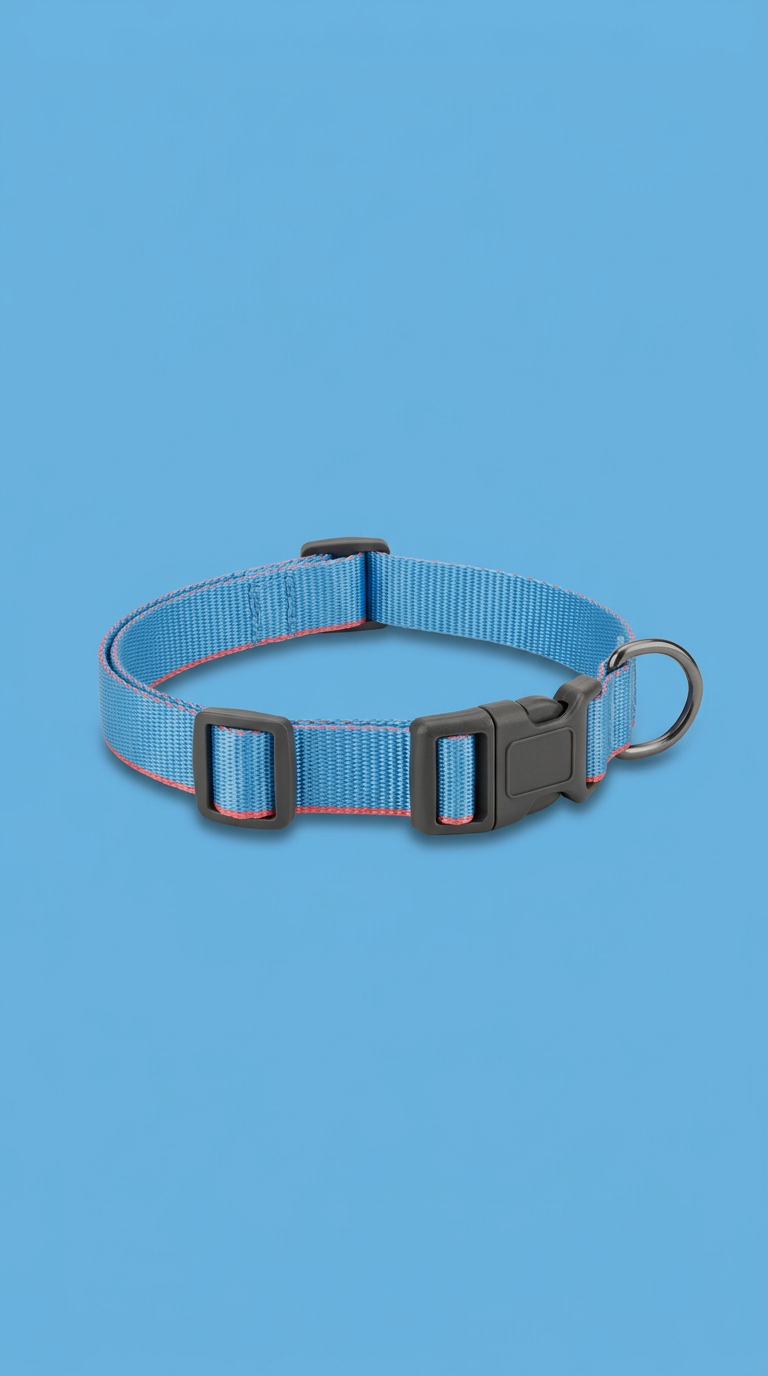 Blue Adjustable Dog Collar