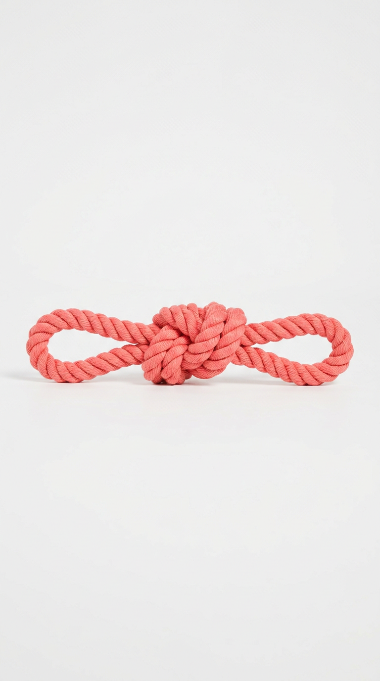 Playful Salmon Rope Dog Toy